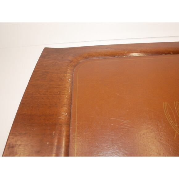 Vintage MCM Toastmaster Molded Wood Serving Tray "Toast N Jam" McGraw Electric - Picture 8 of 15